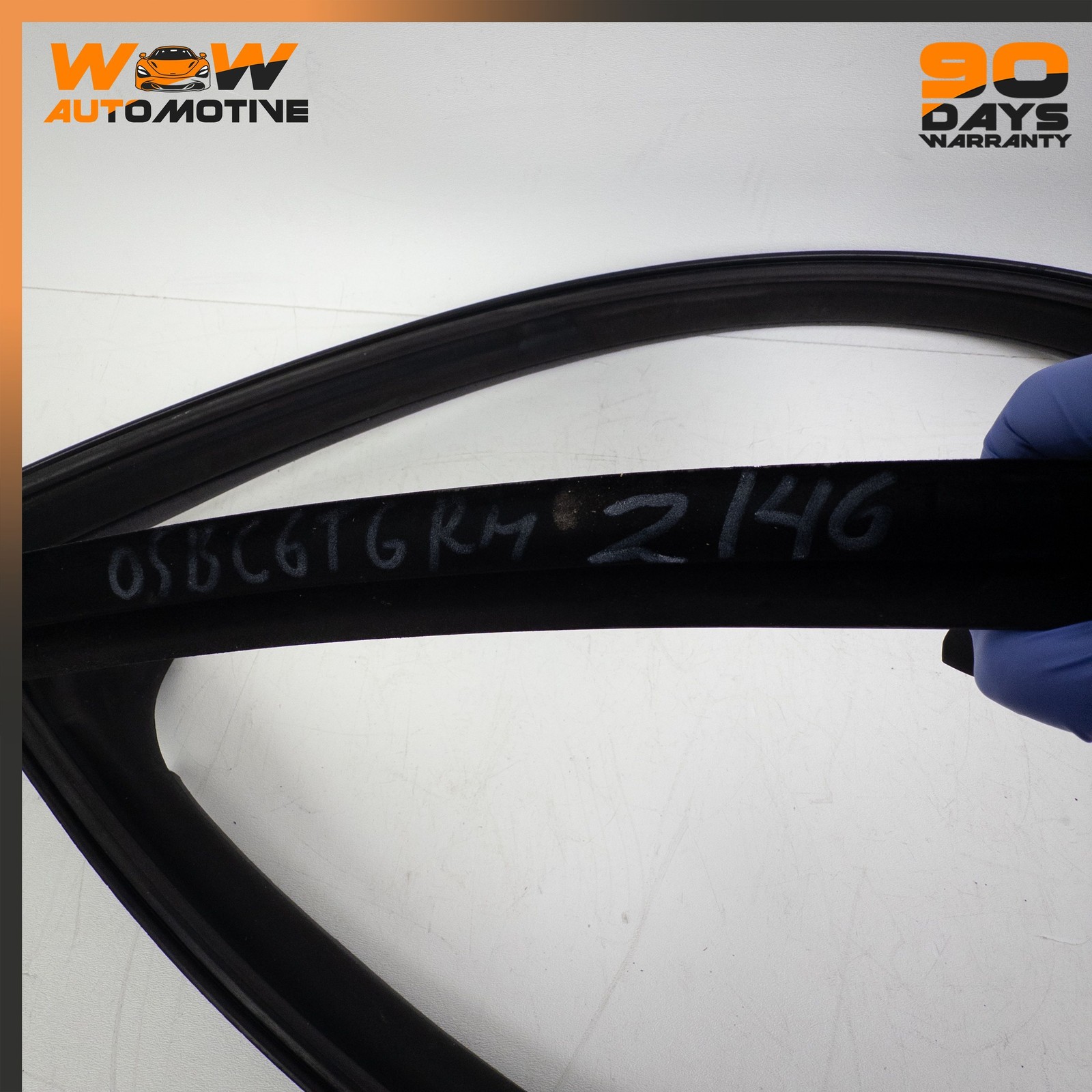 04-13 BENTLEY CONTINENTAL GT SUPERSPORTS RIGHT DOOR WEATHER STRIP SEAL GASKET OE