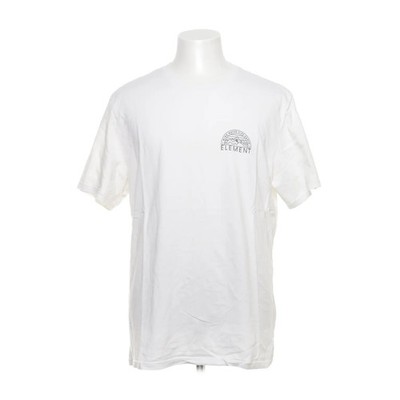 Element, T-shirt, Größe: XL, Weiß, Baumwolle, Print, Herren #9BH