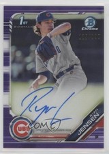 2019 Bowman Draft Chrome Pick Purple Refractor /250 Ryan Jensen #CDA-RJ Auto sc2