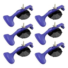 6PC Suction Cup Clamp Set Car Convertible Glass Windshield Repair Sponge Pad