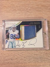2016 Panini Immaculate Collection Dez Bryant Auto 2 Color Game Used Patch /5