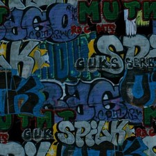 Brick Wall Graffiti - 20" x 38" Hydrographic Film Hydro Dipping