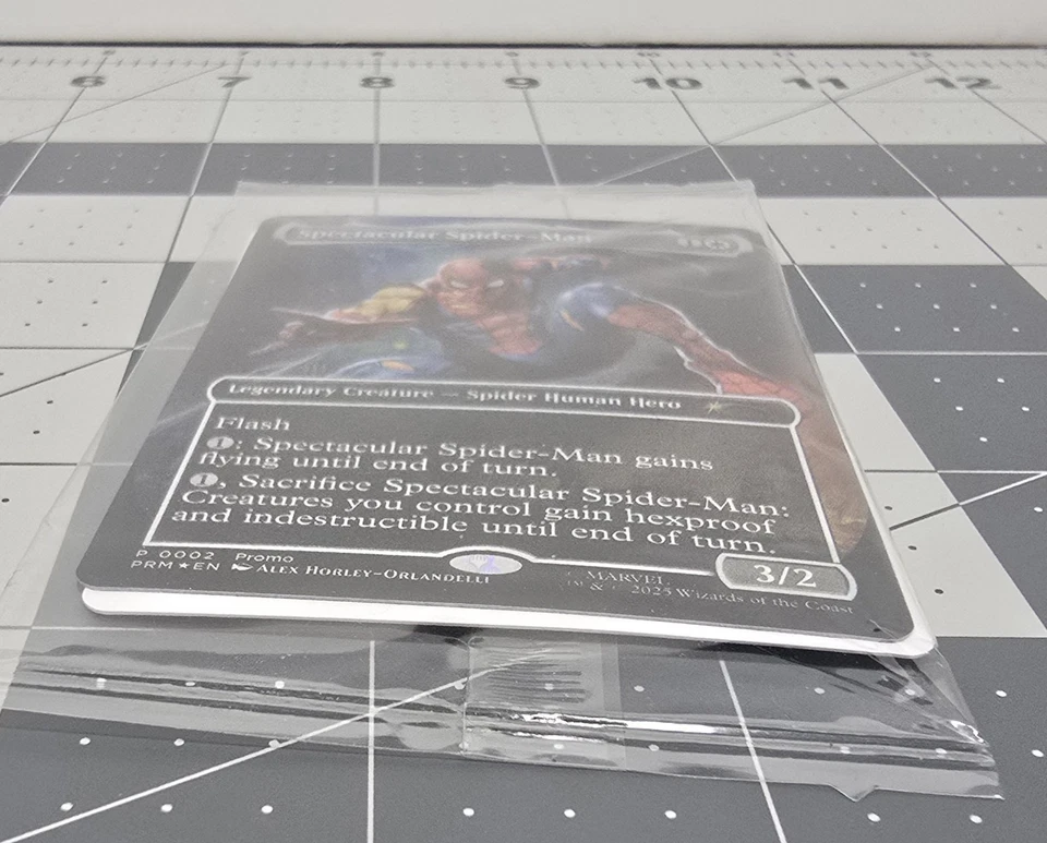 Magic the Gathering MTG Spectacular SpiderMan Marvel Legends Card - Image 4 of 4