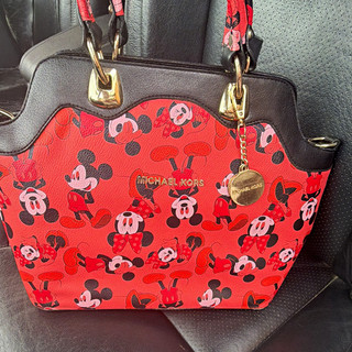Michael Kors Disney Mickey & Minnie Mouse Red/Black Handbag Bag