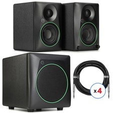 Mackie CR4.5BT 4.5-inch Powered Bluetooth Studio Monitors with Subwoofer