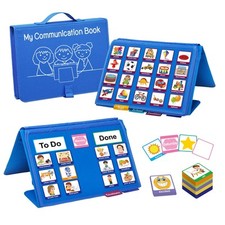 Pecs Communication Book, Visual Schedule for Kids with Autism, Nonverbal Comm...