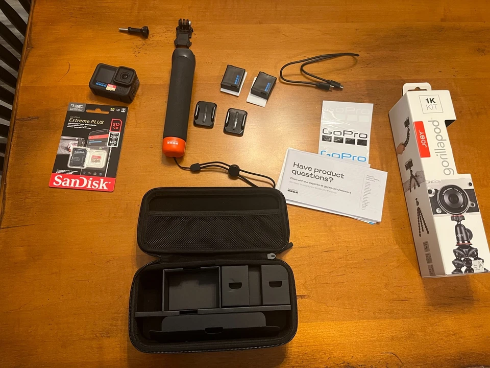 GoPro HERO 13 Black + Accessories - 512 GB SanDisk, Joby Tripod, 2 Batteries - Image 2 of 4