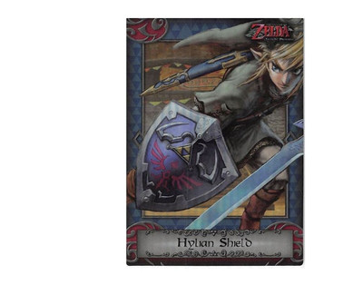 2016 Enterplay Legend of Zelda Hylian Shield Silver Foil  #98