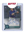 Cal Raleigh 2022 Bowman Chrome Rookie Autograph Auto RC #CRA-CR Seattle Mariners