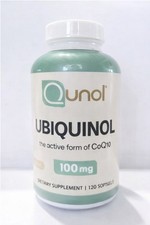 Qunol Mega CoQ10 100mg Ubiquinol 120 Softgels Exp. 05/2026 - FREE SHIPPING 