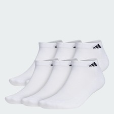 adidas men Men's Athletic Cushioned 6-Pack Low Cut Socks