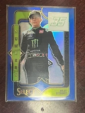 2025 Panini Select #23 Riley Herbst Numbers Blue Prizms #/49