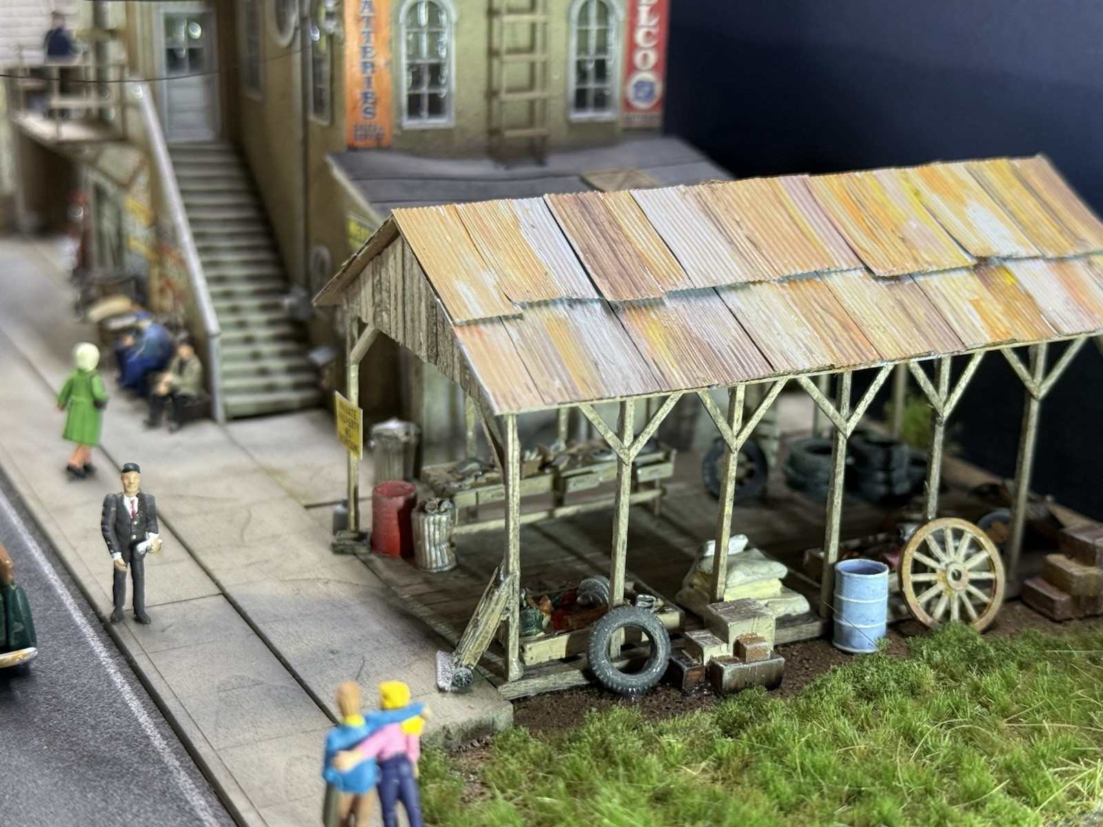 BUILT - Fine Scale Miniatures “West Side Auto” Jewel Series #18 - HO | eBay
