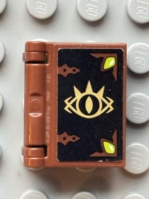 Lego Elves 41188 Book w/ Goblin Eye Cover & Trans Bright Green Tile w/ Flask