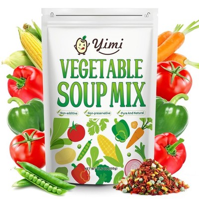 Dehydrated Vegetables Ramen Toppings, Freeze Dried Veggies Flakes Soup Mix, f...