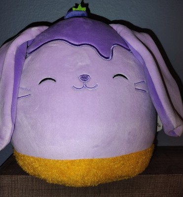 Squishmallows Hansel the Blueberry Cheesecake Bunny, 8'' Stuffed Plush NEW NWT