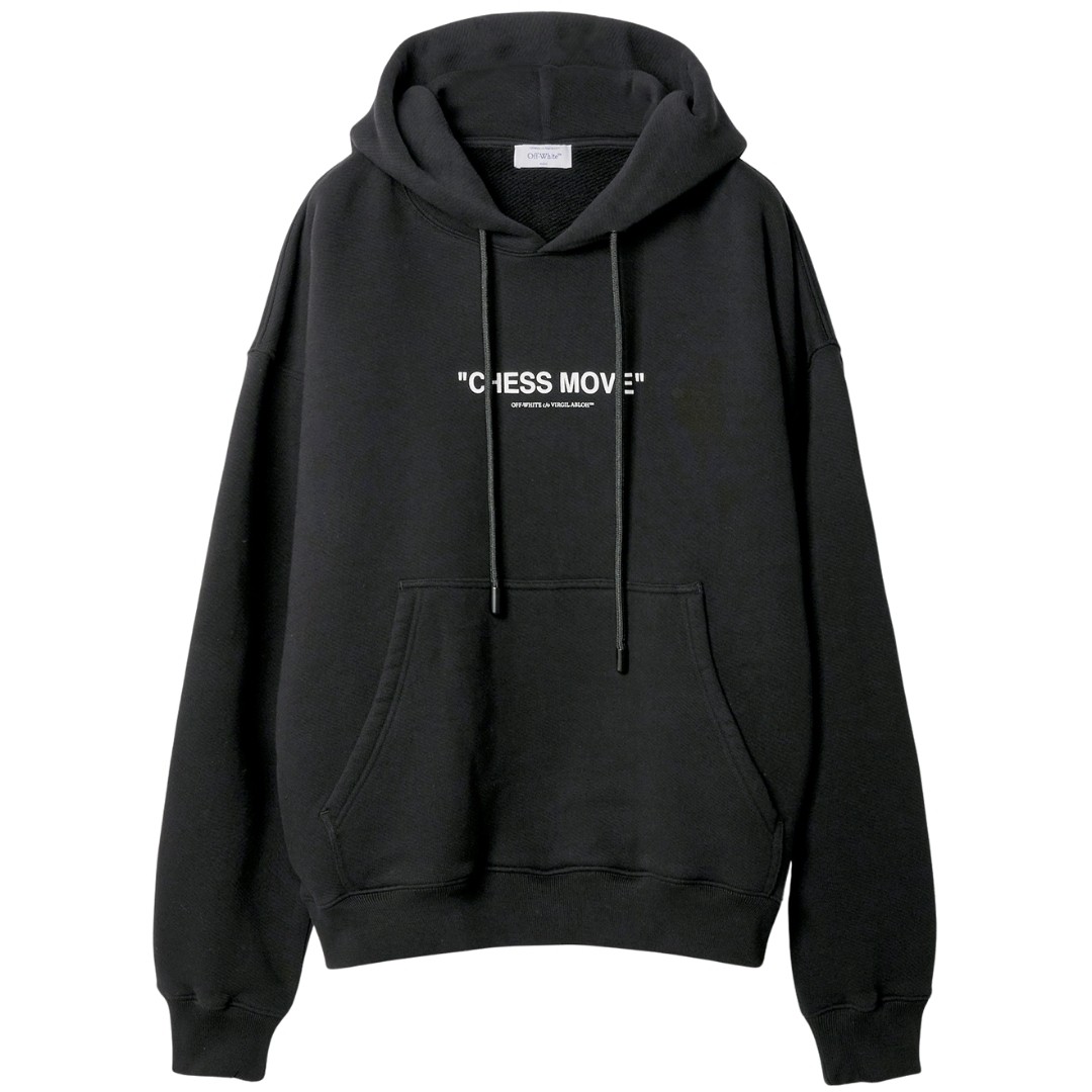 Off-White Chess Move Black Skate Hoodie 87190₽