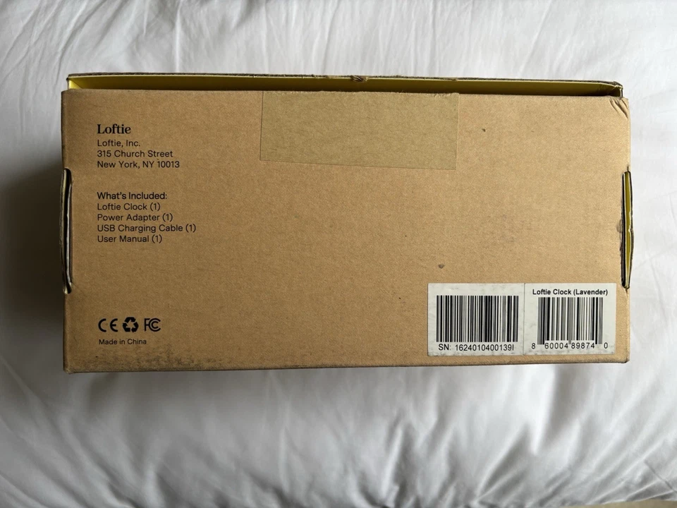 Reloj Inteligente Loftie Negro con Tapa Lavanda—Color Raro y Estado de Caja Abierta! Foto 3 de 4