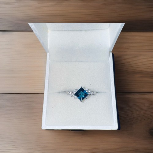 Gorgeous Blue Topaz Ring