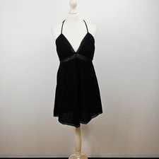 Urban Outfitters - Out From Under Tia Beach Dress - Black - Large