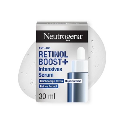 Neutrogena Retinol Boost+ Intensives Serum 30 ml, Anti-Aging 1 Pack, Weiß 