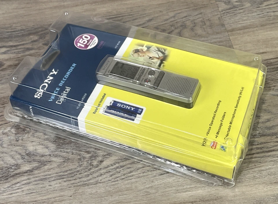 Sony ICD-B500 Digital Voice Recorder 256 MB Built-in Flash Memory New Sealed - Image 3 of 4