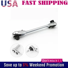 1PCS Mini 1/4inch Double Ended Quick Socket Ratchet Wrench Rod Screwdriver Bit*