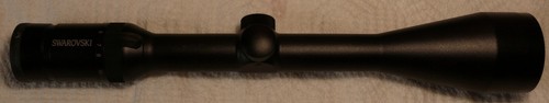SWAROVSKI AV4-12x50 A HABICHT RIFLE SCOPE - MATTE, 1", 4A Light Use CLEAR GLASS
