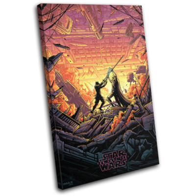 Star Wars Die letzten Jedi Poster Spiele EINZELNE LEINWANDKUNST Bilddruck