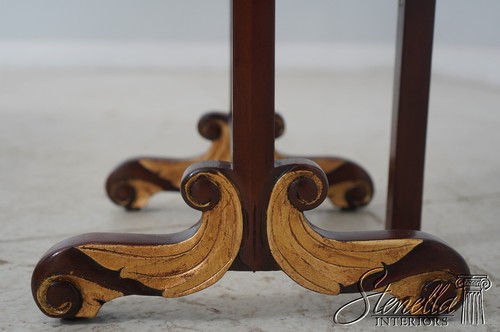 L64950EC: Pair French Style 3 Tier Mahogany Muffin Stands - Picture 11 of 13