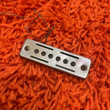 Vintage 1960s Mij Teisco Black Foil Chrome Electric Guitar Pickup - 4.6k Gold