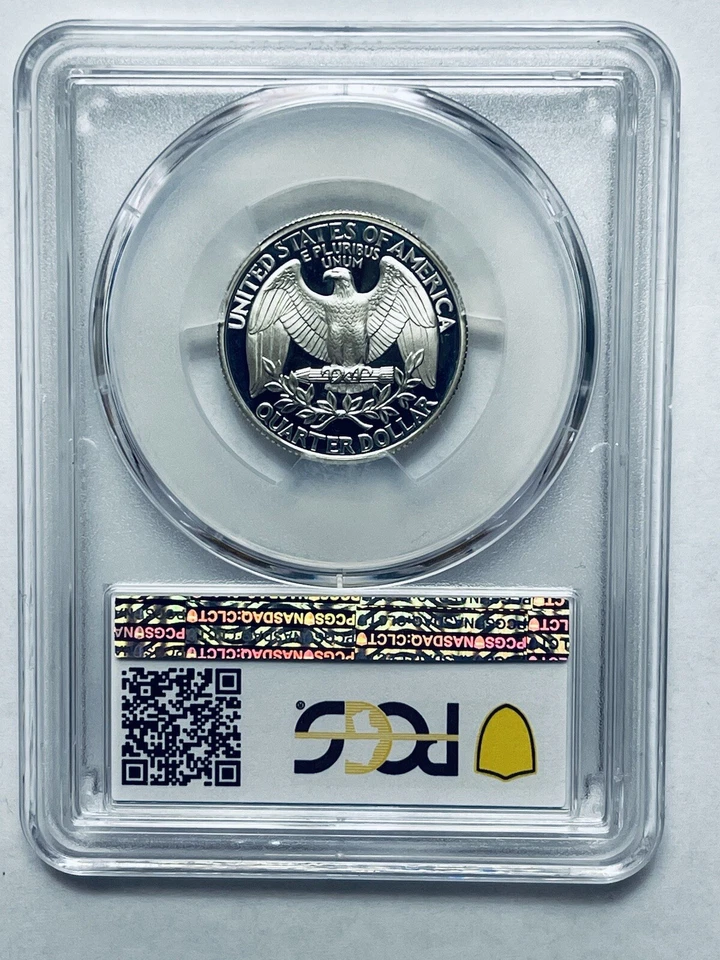 1995-S Washington Quarter Silver PCGS PR69DCAM - Image 2 of 4