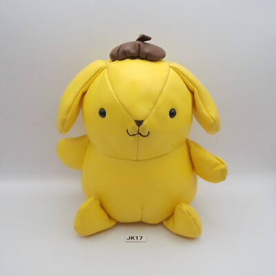 sanrio サンリオ EIKOH エイコー Pom Pom Purin レア JK17 JUNK Pompompurin Leather Sanrio Eikoh 1998 Plush 7