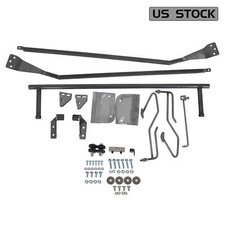 For 1953-1956 Ford F100 F-100 Hoodflip Tilt Combo Kit Stainless Steel Rubber