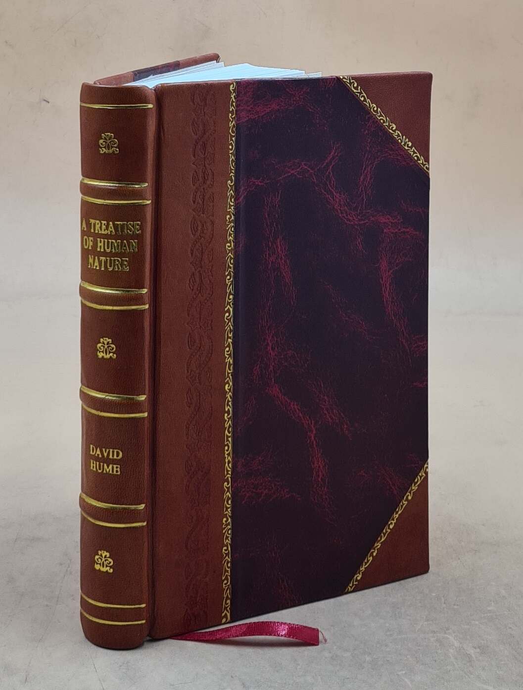 Classic 1911 Leather Bound Edition of A Treatise Of Human Nature Volume 1