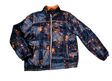 Big Chill Freestyle Boys Size XL 18-20 Jacket Gray/orange Winter Jacket 