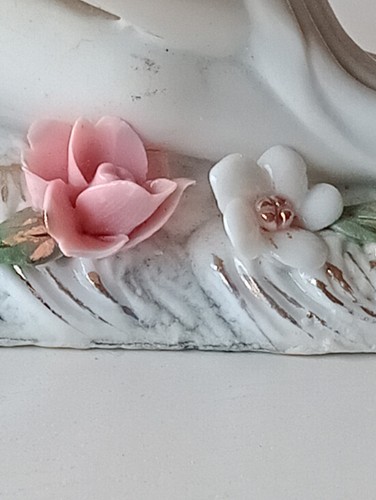 Japanese Geisha Porcelain Figurine Statue Floral Collectors - Picture 10 of 14