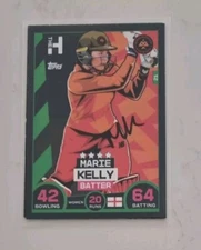 Marie Kelly Signed The 100 Cricket Trade Card Topps Select Australia T20