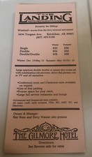 Vintage Landing Restaurant Lounge Gilmore Hotel Brochure Ketchikan Alaska BR6