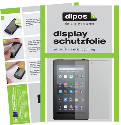 2x Schutzfolie für Amazon Fire 7 Tablet Kids Edition (2019) matt Displayschutz