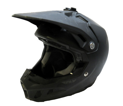 Fly Racing Formula CC Dirt Bike Helmet Matte Black/silver Size XL
