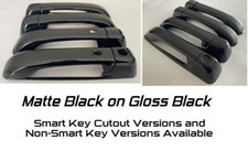 Matte On Gloss Black Door Handle Covers 2010 2011 2012 Fits Dodge Ram 2500 3500 Matte On Gloss Black Door Handle Covers 2010 2011 2012 Fits Dodge Ram 2500 3500