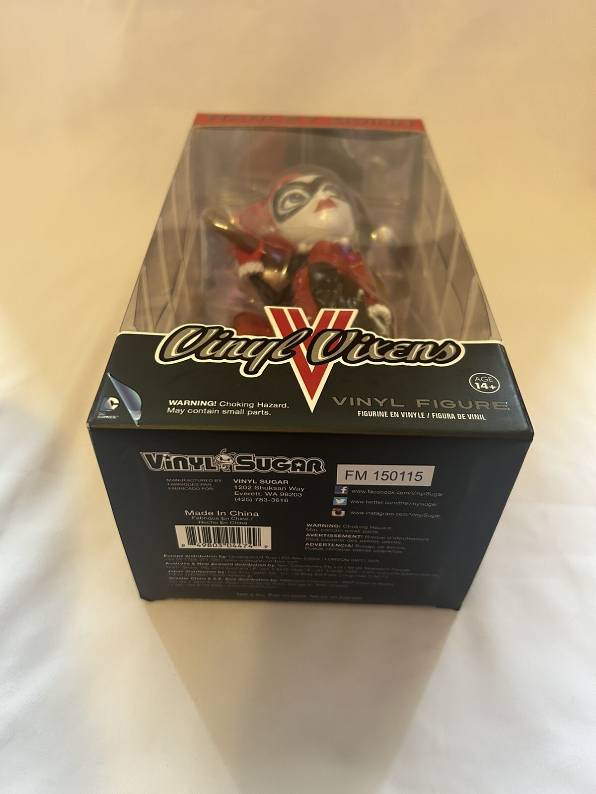 Vinyl Vixens DC Comics Harley Quinn 9 inch Figure Vinyl Sugar NIB