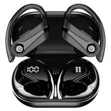 Waterproof Bluetooth 5.3 Earbuds Stereo Sport Wireless Headphones with Hook