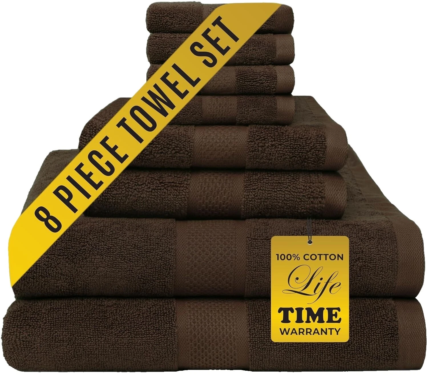 Brown Bath Towels & Washcloths