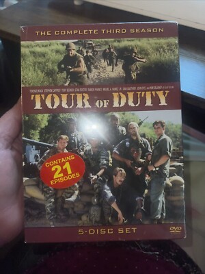 TOUR OF DUTY THE COMPLETE THIRD SEASON DVD BOX SET Cult TV 1980s Rare SEALED
