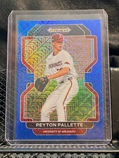 Peyton Pallette 2022 Prizm Draft Blue Mojo - #62 Razorbacks / White Sox