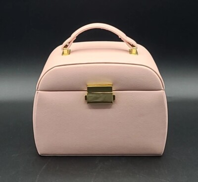 Beautiful Cynthia Rowley New York Purse Style Jewelry Case Pink