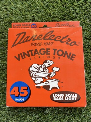 Danelectro Vintage Tone Bass Strings - Long Scale Light
