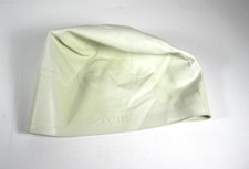 Speedo White Cream Silicone Swimming Cap Made in Japan 786543